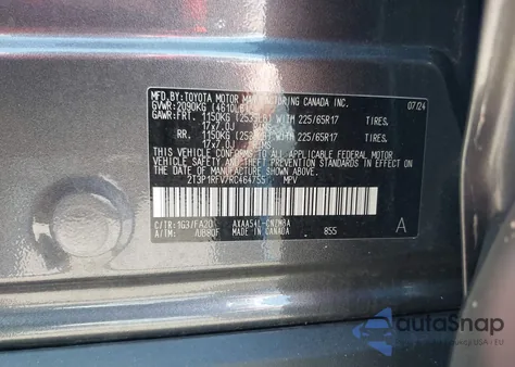 2024 Toyota Rav4 Xle from USA, damaged, VIN 2T3P1RFV7RC464755